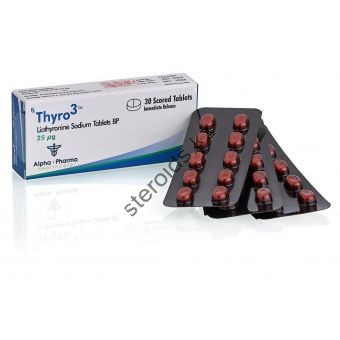 Thyro3 (Трийодтиронин) Т3 Alpha Pharma 30 таблеток (1таб 25 мкг) - Астана