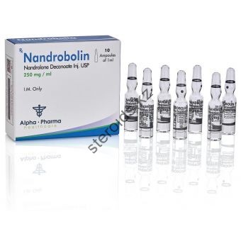 Nandrobolin (Дека, Нандролон деканоат) Alpha Pharma 10 ампул по 1мл (1амп 250 мг) - Астана