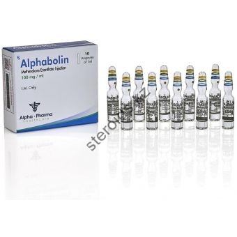 Alphabolin (Метенолон) Alpha Pharma 10 ампул по 1мл (1амп 100 мг) - Астана