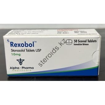 Rexobol (Станозолол, Винстрол) Alpha Pharma 50 таблеток (1таб 10 мг) - Астана