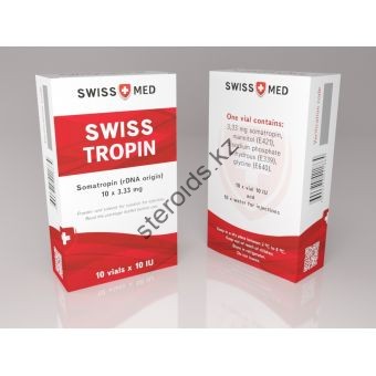 Гормон роста Swiss Med SWISSTROPIN 10 флаконов по 10 ед (100 ед) - Астана